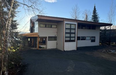 New black granite driveway